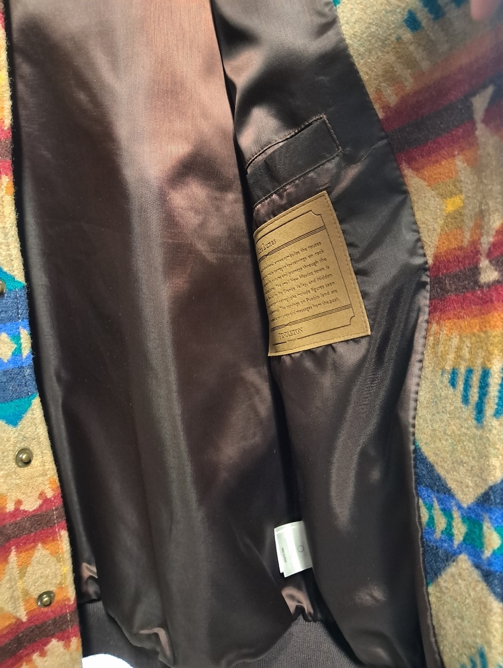 Pendleton Gorge Snap-Front Wool Jacket Size M - Picture 12 of 13